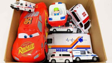 Colorful Toy Car Collection in a Box