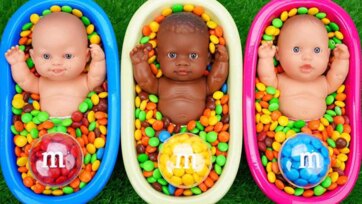 Color Learning for Kids with Baby Toys and Candy